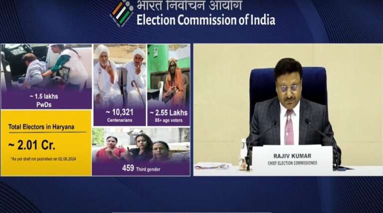Read more about the article Assembly Elections 2024: जम्‍मू कश्‍मीर और हरियाणा में विधानसभा चुनावों की तारीख की हुयी घोषणा..