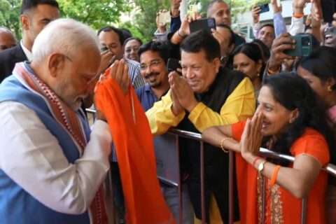 Prime Minister Narendra Modi was overwhelmed by the unprecedented welcome of the Indian community