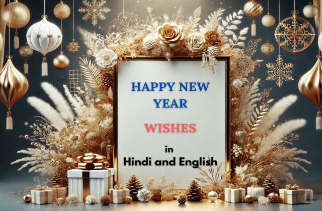 Happy New Year Wishes in Hindi and English