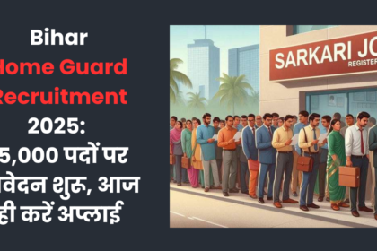 Bihar Home Guard Recruitment 2025: Applications started for 15,000 posts, apply today