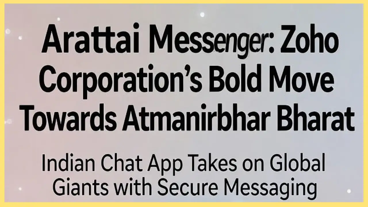 arattai messenger indias own chat appfor atmanirbhar bharat download today